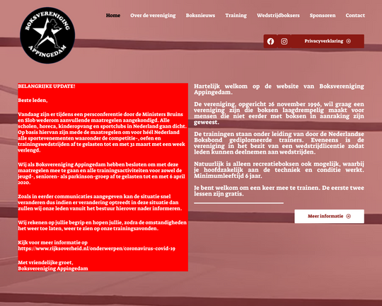 Boksvereniging Appingedam Logo