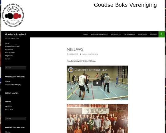 Goudse Boksvereniging Logo